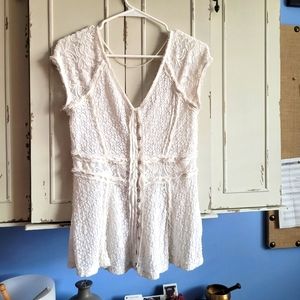 Free People Lace Top